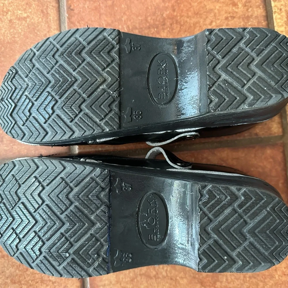 Bjork Swedish Maryjane Clogs 37 - Picture 5 of 6